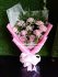 Bunga Handbouquet Mawar Soft Pink 10 Tangkai