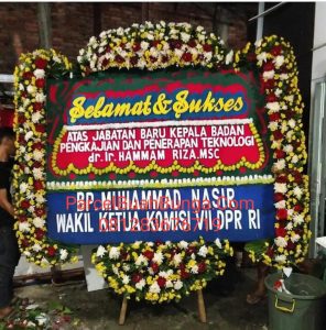 Bunga Papan Selamat dan Sukses Ukuran 2 x 1,5 Meter di Jakarta