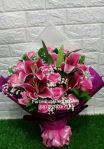 Hand Bouquet Mix Flowers di Jakarta Timur