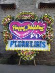 Jual Bunga Papan Happy Wedding Jakarta Utara