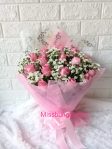 Handbouqet Flower Mawar Pink