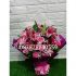 Hand Bouquet Lily Pink Mix Mawar Pink For Valentine